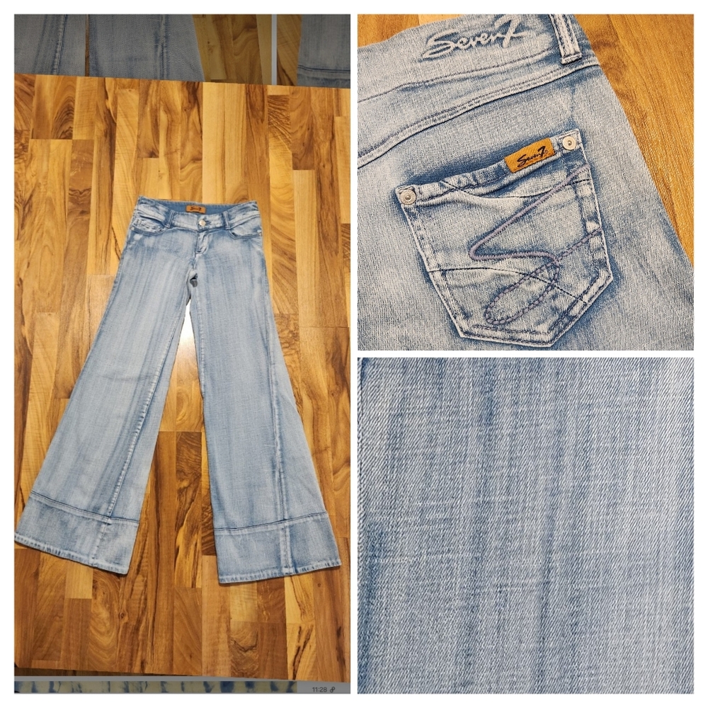 Super wide leg Jeans By Seven7